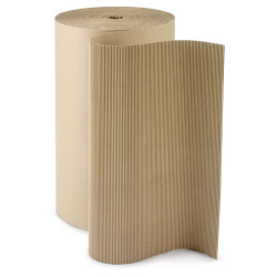 Dvisluoksnis gofruotas kartonas, 1000 mm x 100 m x 2 mm, 200 gsm