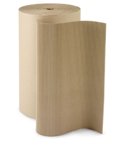 Dvisluoksnis gofruotas kartonas, 1000 mm x 100 m x 2 mm, 200 gsm