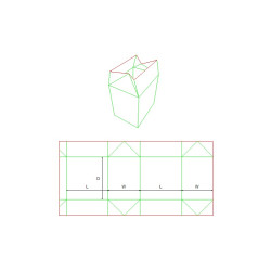 Fefco 0226 - Ilgis mm  x plotis mm  x aukštis mm