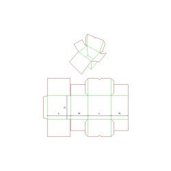 Fefco 0227 - Ilgis mm  x plotis mm  x aukštis mm