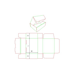 Fefco 0426 - Ilgis mm  x plotis mm  x aukštis mm