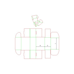 Fefco 0472 - Ilgis mm  x plotis mm  x aukštis mm