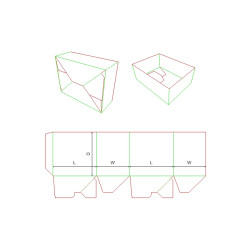 Fefco 0700 - Ilgis mm  x plotis mm  x aukštis mm