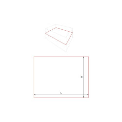 Fefco 0901 Ilgis mm  x plotis mm  x aukštis mm