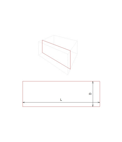 Fefco 0902 Ilgis mm  x plotis mm  x aukštis mm
