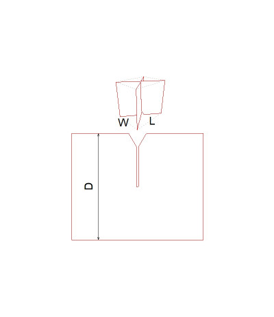 Fefco 0930 Ilgis mm  x plotis mm  x aukštis mm